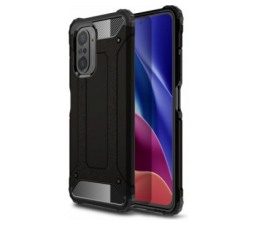 Slika 2 izdelka: Silikonski ovitek Carbon Armor za Xiaomi Mi 11i / Poco F3 / Poco F3 Pro - črn