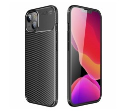 Slika izdelka: Silikonski ovitek Carbon za iPhone 13 6.1 - črn