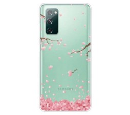 Slika 2 izdelka: Silikonski ovitek češnja za Samsung Galaxy S20 FE G870 - prozoren