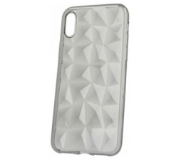Slika 2 izdelka: Silikonski ovitek DIAMOND za iPhone 7 / iPhone 8 - prozorno črn
