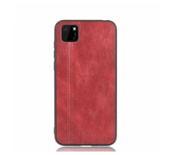 Slika izdelka: Silikonski ovitek EKO usnje za Huawei Y5p rdeč