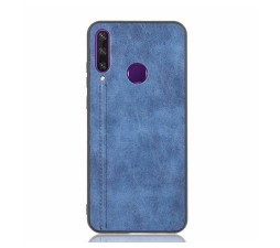 Slika izdelka: Silikonski ovitek EKO usnje za Huawei Y6p moder