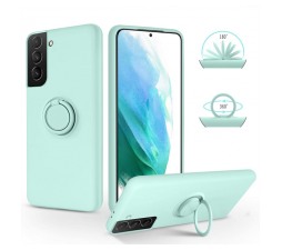 Slika izdelka: Silikonski ovitek Liquid Ring za Samsung Galaxy S22 Plus 5G - mint