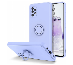 Slika izdelka: Silikonski ovitek Liquid Ring za Samsung Galaxy A04s / Samsung Galaxy A13 5G A136 - moder