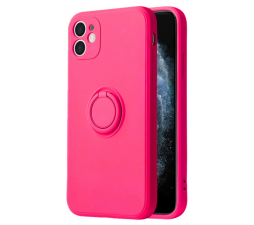 Slika izdelka: Silikonski ovitek Liquid Ring za Samsung Galaxy A73 5G - pink