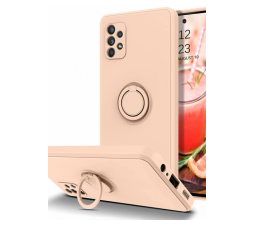 Slika izdelka: Silikonski ovitek Liquid Ring za Samsung Galaxy S22 5G - roza
