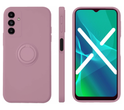 Slika izdelka: Silikonski ovitek Liquid Ring za Samsung Galaxy A13 LTE A135 - vijola