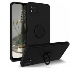 Slika izdelka: Silikonski ovitek Liquid Ring za Xiaomi Redmi 9C - črn