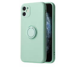 Slika 2 izdelka: Silikonski ovitek Liquid Ring za Xiaomi Redmi Note 11 5G - mint
