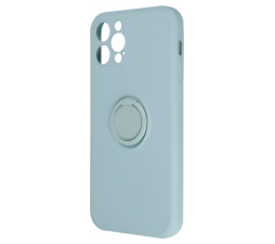 Slika 2 izdelka: Silikonski ovitek Liquid Ring za iPhone 11 - mint
