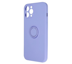 Slika 2 izdelka: Silikonski ovitek Liquid Ring za iPhone 11 - vijola