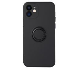 Slika 2 izdelka: Silikonski ovitek Liquid Ring za Xiaomi Redmi Note 11 5G - črn