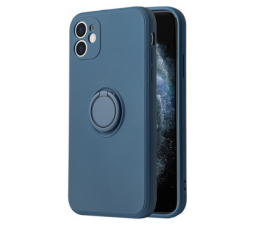 Slika 2 izdelka: Silikonski ovitek Liquid Ring za Xiaomi Redmi Note 11 5G - modra