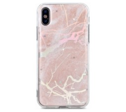 Slika 2 izdelka: Silikonski ovitek Marmor za iPhone 11 Pro Max - roza