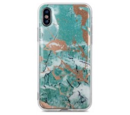 Slika 2 izdelka: Silikonski ovitek Marmor za iPhone 11 - zelen
