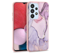 Slika 2 izdelka: Silikonski ovitek Marmor za Samsung Galaxy A33 5G A336 - roza