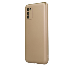 Slika 2 izdelka: Silikonski ovitek Metalik za Samsung Galaxy A13 LTE A135 - zlat