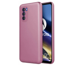 Slika izdelka: Silikonski ovitek Metalik za Xiaomi Redmi Note 11 4G / Redmi Note 11s 4G - roza