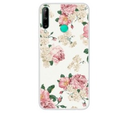 Slika 2 izdelka: Silikonski ovitek Pink Flower za Huawei P40 Lite E