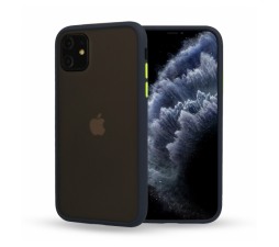 Slika izdelka: Silikonski ovitek s trdim zadnjim delom za iPhone 12 mini  - moder