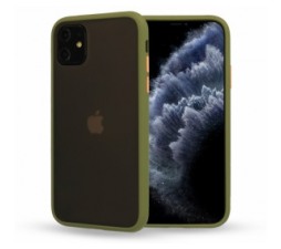 Slika 2 izdelka: Silikonski ovitek s trdim zadnjim delom za Xiaomi Redmi 10T in 10T Pro  - zelen