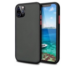 Slika 2 izdelka: Silikonski ovitek s trdim zadnjim delom za Samsung Galaxy A21s A217 - črn