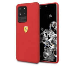 Slika izdelka: Silikonski ovitek Scuderia Ferrari FESSIHCS69RE za Samsung Galaxy S20 Ultra G988 - rdeč