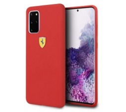 Slika 2 izdelka: Silikonski ovitek Scuderia Ferrari FESSIHCS67RE za Samsung Galaxy S20 Plus G985 - rdeč