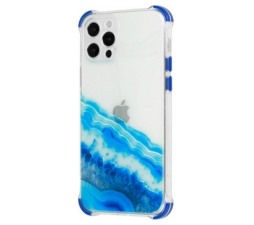 Slika 2 izdelka: Silikonski ovitek SHOCK Abstract za Xiaomi Mi 11i / Poco F3 - moder