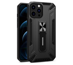Slika 2 izdelka: Silikonski ovitek Shock Armor s stojalom za Xiaomi Redmi 9s / 9 Pro - črn