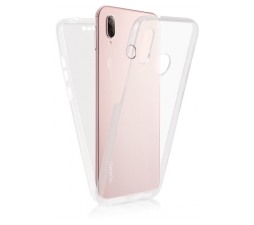 Slika izdelka: Silikonski ovitek spredaj + zadaj za Huawei P20 - prozoren