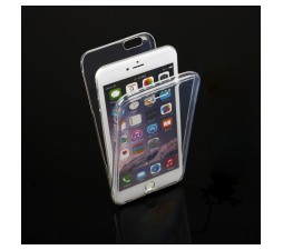 Slika izdelka: Silikonski ovitek spredaj + zadaj za iPhone 6 - prozoren