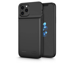 Slika izdelka: Silikonski ovitek Tech Power za iPhone 12 Pro / iPhone 12 z baterijo 4800 mAh - črn