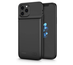 Slika 2 izdelka: Silikonski ovitek Tech Power za iPhone 12 Pro Max / iPhone 13 Pro Max z baterijo 4800 mAh - črn