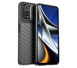 Slika izdelka: Silikonski ovitek Tunder Armor za Xiaomi Poco X4 Pro - črn