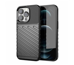 Slika izdelka: Silikonski ovitek Tunder Armor za iPhone 13 Pro - črn