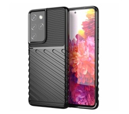 Slika izdelka: Silikonski ovitek Tunder Armor za Samsung Galaxy S21 Ultra G998 - črn