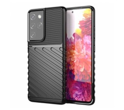 Slika izdelka: Silikonski ovitek Tunder Armor za Samsung Galaxy S21 G991 - črn