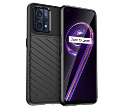 Slika izdelka: Silikonski ovitek Tunder Armor za Realme 9 Pro - črn