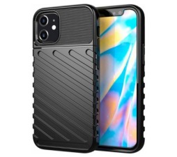 Slika 2 izdelka: Silikonski ovitek Tunder Armor za Samsung Galaxy A22 A226 5G - črn