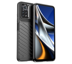 Slika 2 izdelka: Silikonski ovitek Tunder Armor za Xiaomi Poco X4 Pro - črn