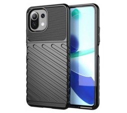 Slika 2 izdelka: Silikonski ovitek Tunder Armor za Xiaomi Mi 11 Lite - črn