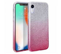 Slika izdelka: Silikonski ovitek z bleščicami Bling 2v1 za Samsung Galaxy A22 A226 5G srebrno roza