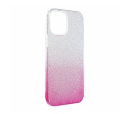Slika izdelka: Silikonski ovitek z bleščicami Bling 2v1 za Xiaomi Redmi Note 10 / Note 10s - srebrno roza