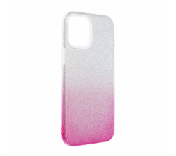 Slika izdelka: Silikonski ovitek z bleščicami Bling 2v1 za Samsung Galaxy A04s / Samsung Galaxy A13 5G A136 - srebrno roza