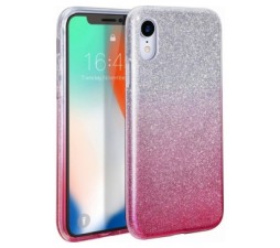 Slika 2 izdelka: Silikonski ovitek z bleščicami Bling 2v1 za Xiaomi Mi 11 srebrno roza