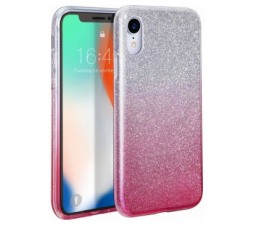 Slika 2 izdelka: Silikonski ovitek z bleščicami Bling 2v1 za Samsung Galaxy A22 A226 5G srebrno roza