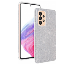 Slika 2 izdelka: Silikonski ovitek z bleščicami Bling za Samsung Galaxy A33 5G A336 - srebrn