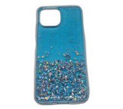 Slika 2 izdelka: Silikonski ovitek z bleščicami SPARKLE za Xiaomi 11T / 11T Pro - moder