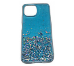 Slika 2 izdelka: Silikonski ovitek z bleščicami SPARKLE za Samsung Galaxy A33 5G A336 - moder